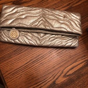 Gold Antonio Melani clutch